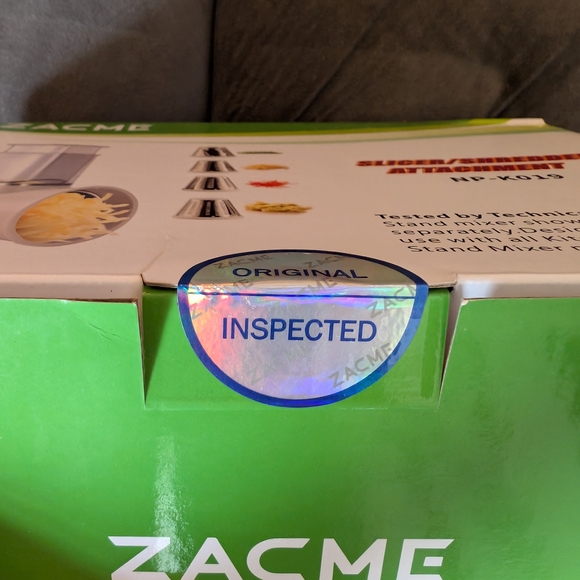 Zacme Slicer/Shredder Attachment - Picture 2 of 2